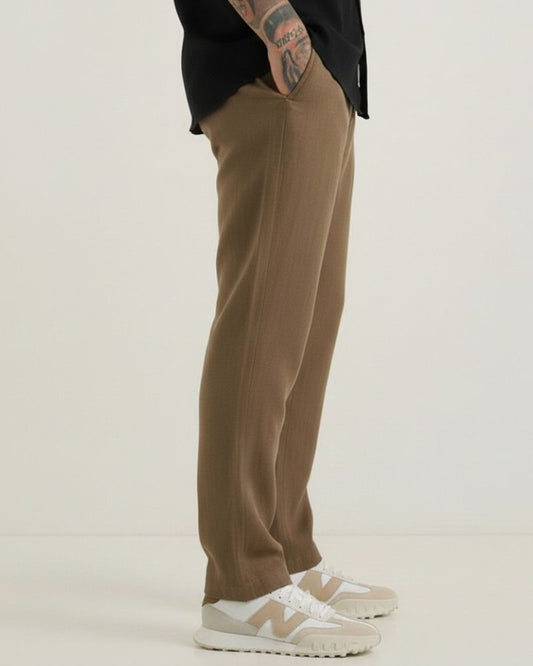 Coffee Linen Pant