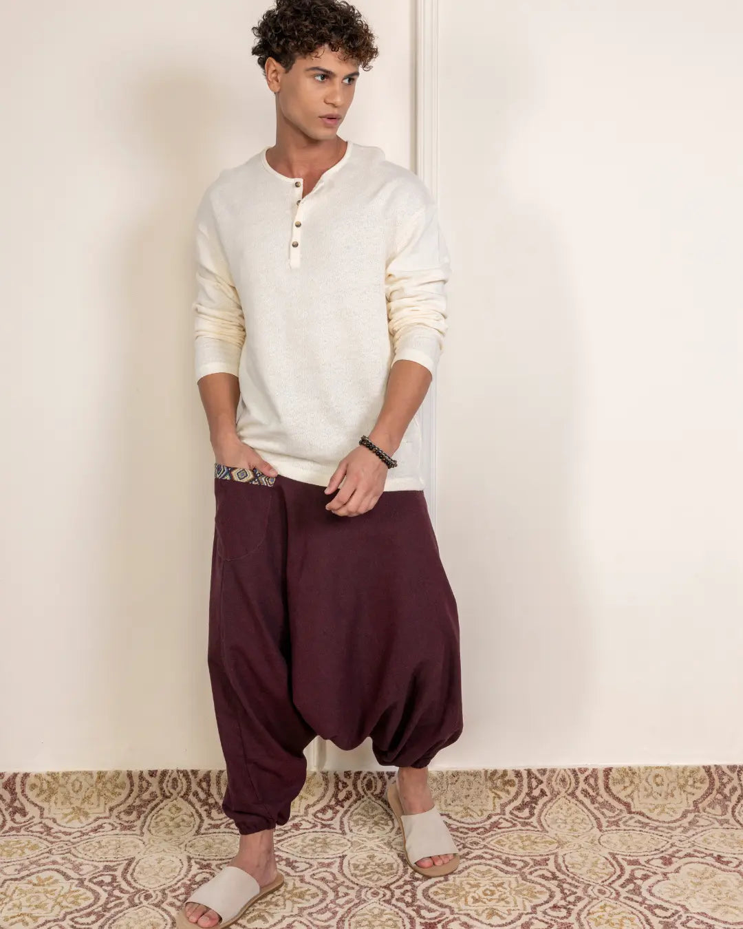 Aladdin Low Crotch Harem Pants House of Pure Eco
