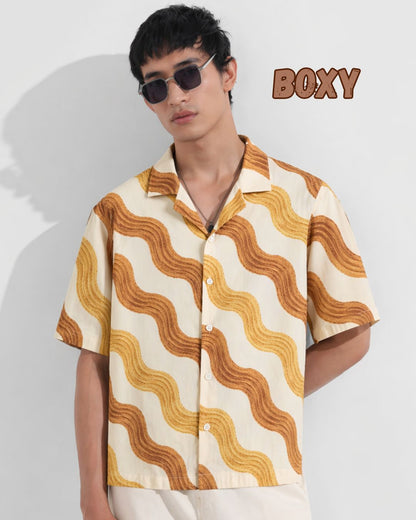 Wavy Boxy Shirt