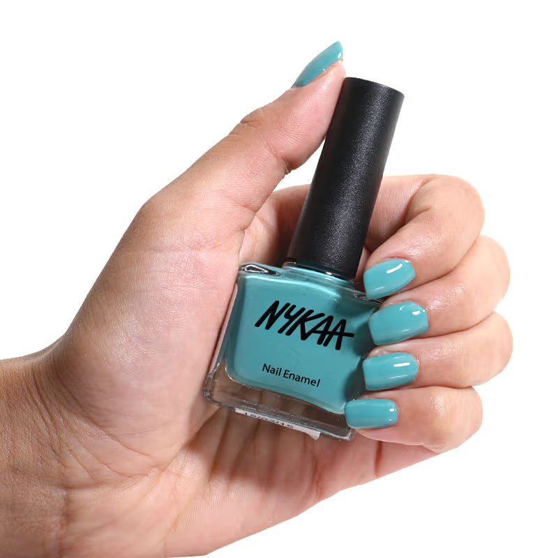 Nykaa Pastel Nail Enamel, Matte Finish, So Teal-Icious, No.68 9 MILLI_LITRE