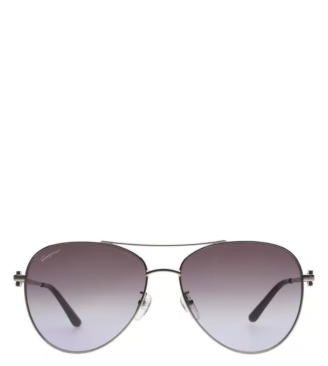 Salvatore Ferragamo Metal Aviator Sunglass For Men