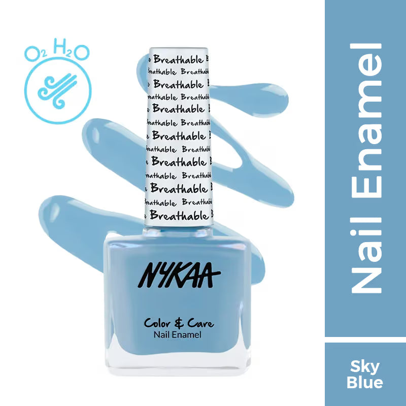 Nykaa Nail Enamel Breathable Nail - Sea Breeze 328 9 MILLI_LITRE
