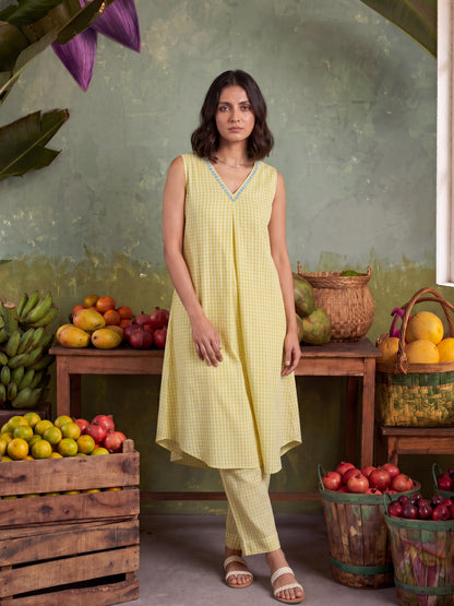 SUMMER LEMONADE KURTA SET