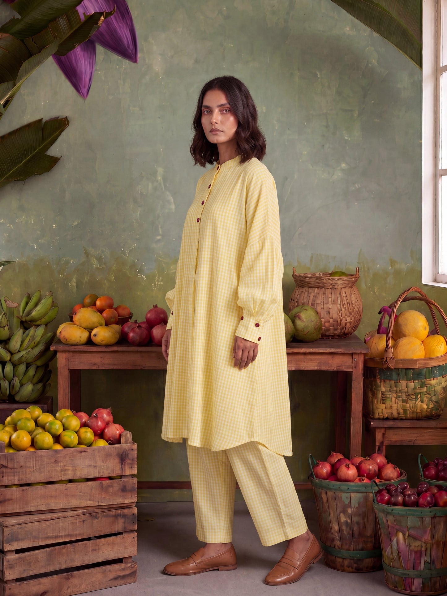 LEMON LATTICE CO-ORD SET