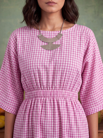 ROSE WOOD MAXI DRESS