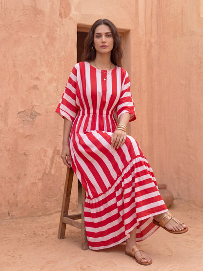 RUBY RIBBON MAXI DRESS