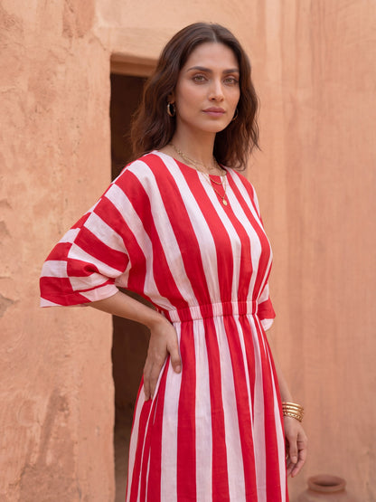RUBY RIBBON MAXI DRESS