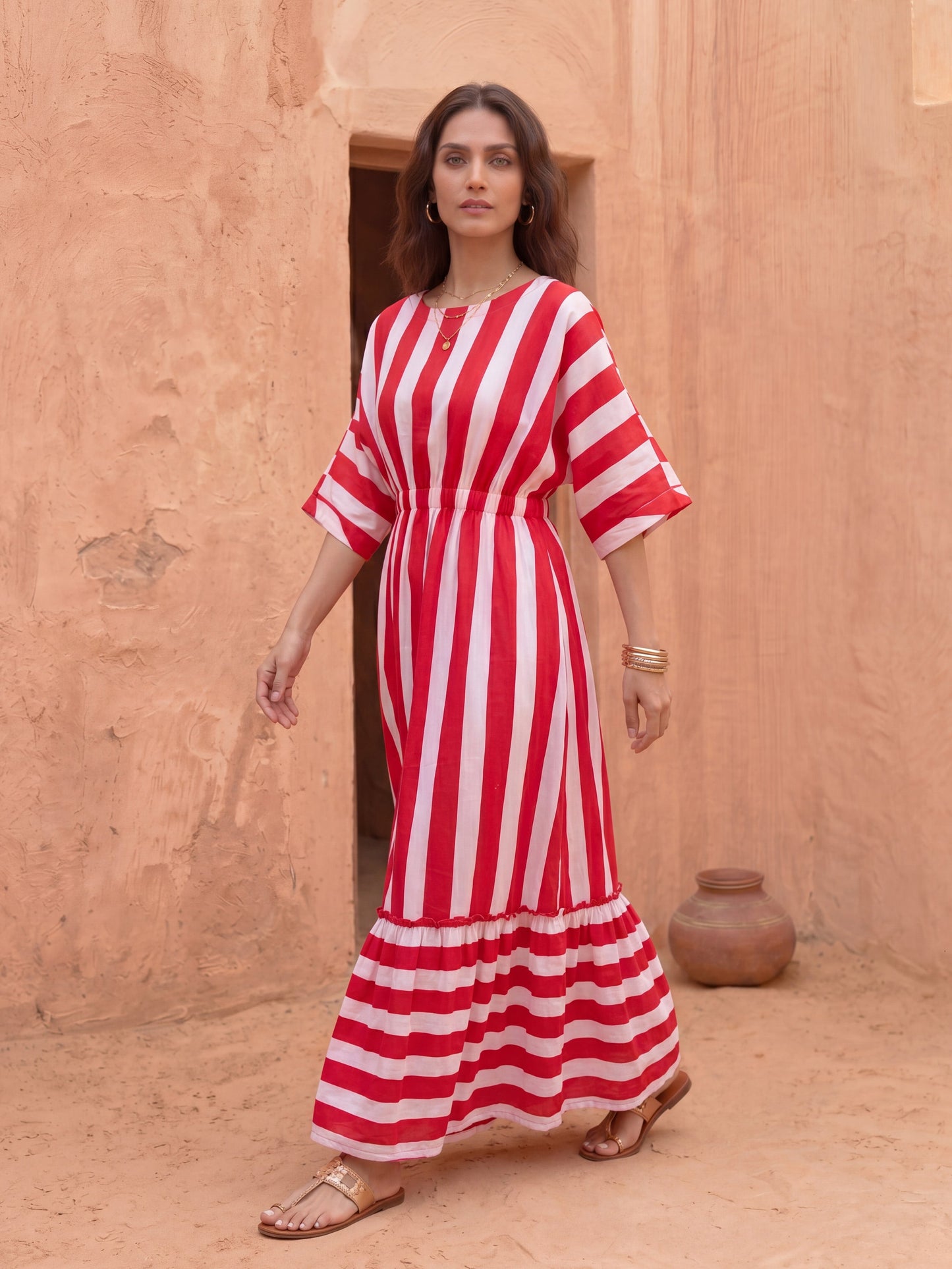 RUBY RIBBON MAXI DRESS