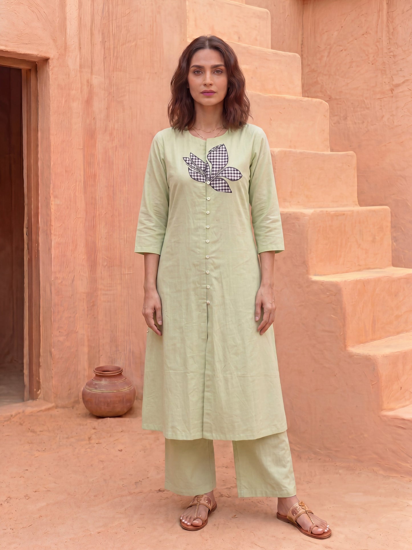 THE SAGE CHECKMATE KURTA SET