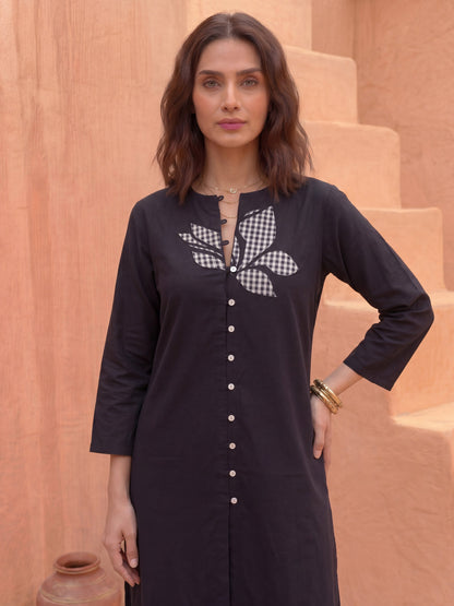 THE SHADOW CHECKMATE KURTA SET