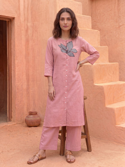 THE ROSE CHECKMATE KURTA SET