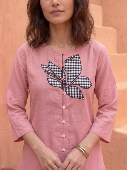 THE ROSE CHECKMATE KURTA SET