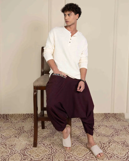 Aladdin Low Crotch Harem Pants House of Pure Eco