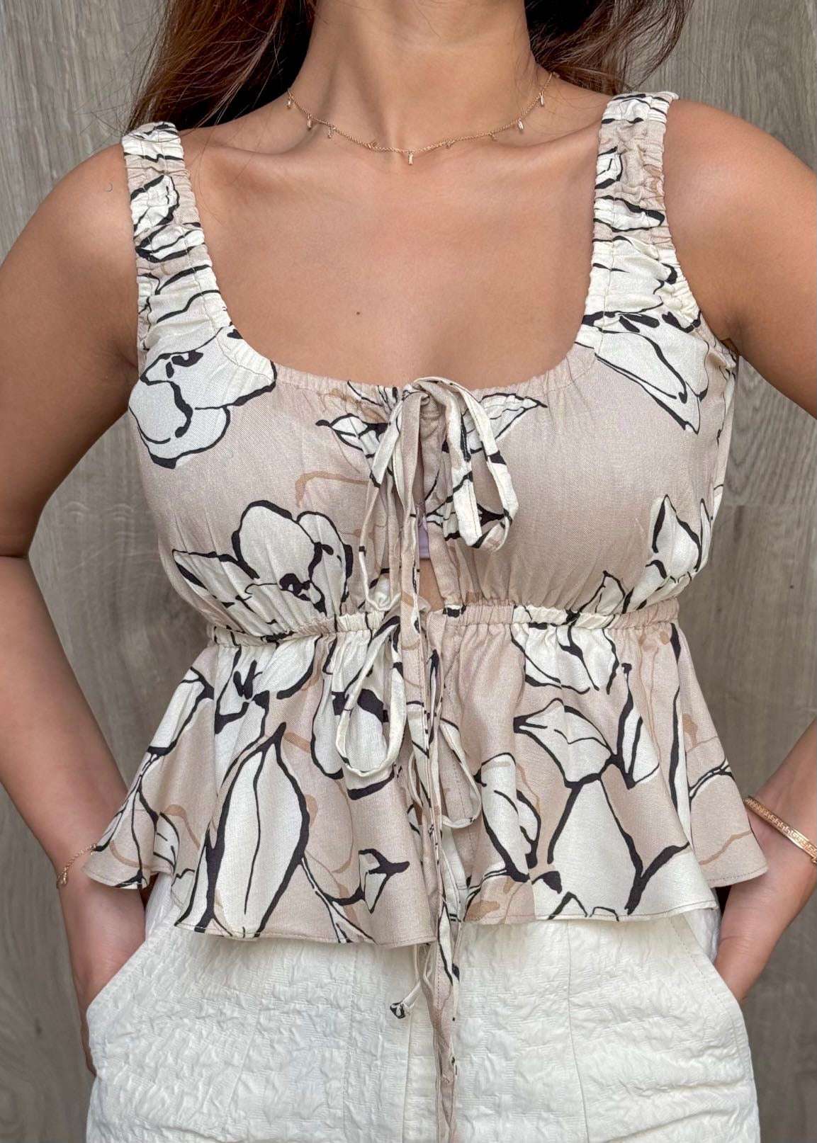 Hellebore Tie-Up Top