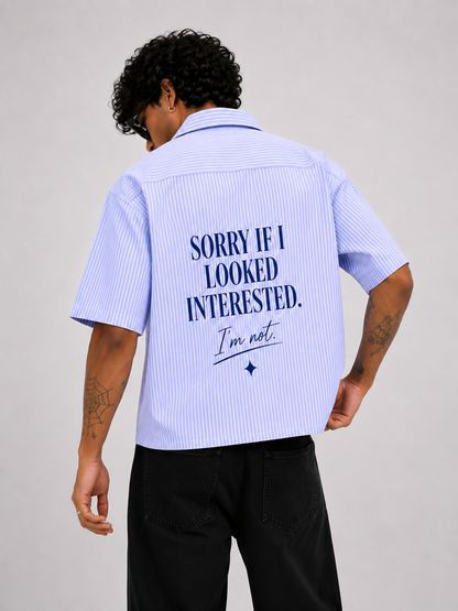 Looked Interested Boxy Fit Shirt