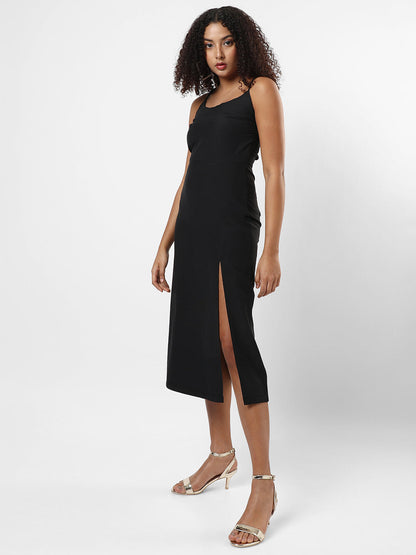 Solid Black Dress