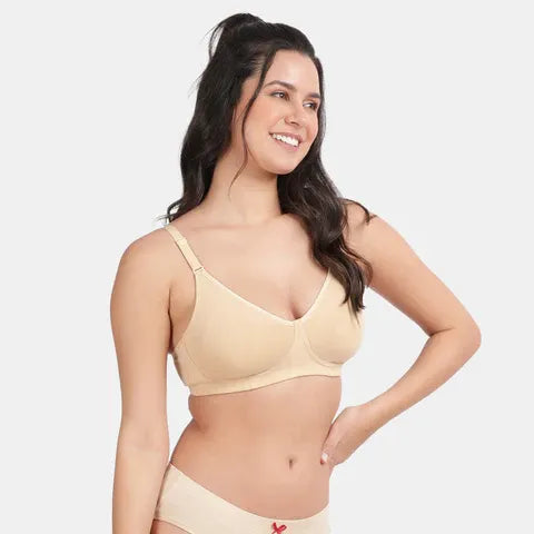 Comfortable nude minimiser bra Envie non wired non padded 3/4th coverage everyday bra