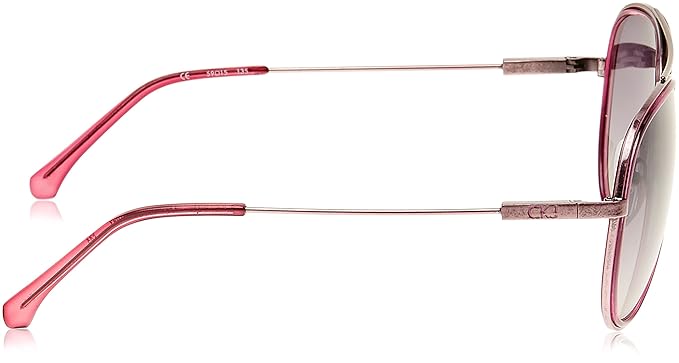 Calvin Klein Jeans  Gradient Aviator Pink Framed Unisex Sunglasses