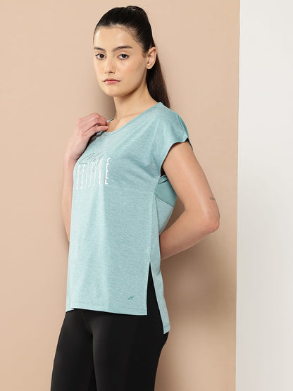 YogaTee With Back Mess Panel