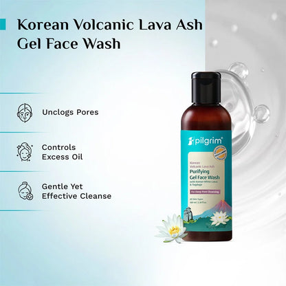 Pilgrim Volcanic Lava Ash Face Wash 100 MILLI_LITRE