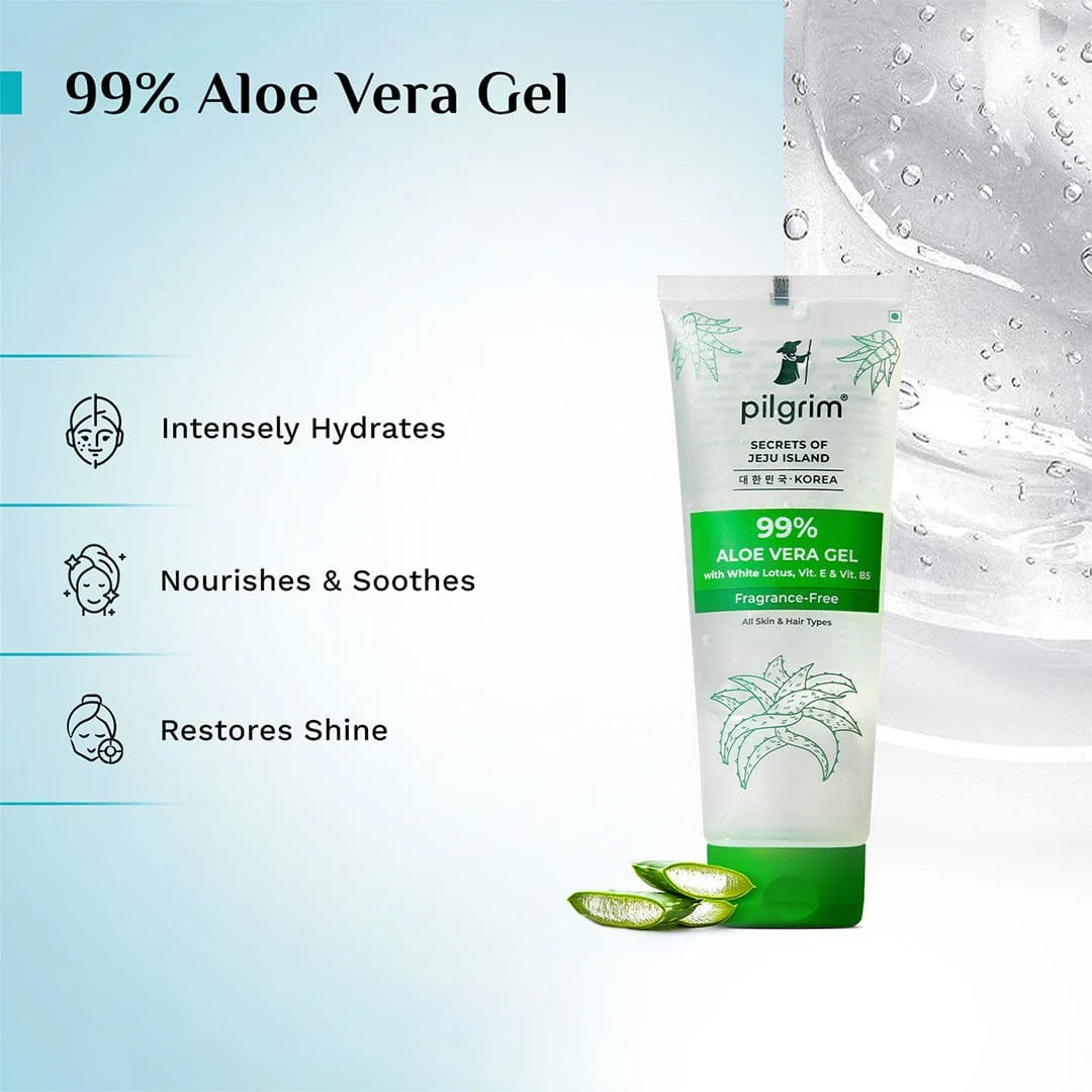 Pilgrim 99% Aloe Vera Gel 200 GRAM