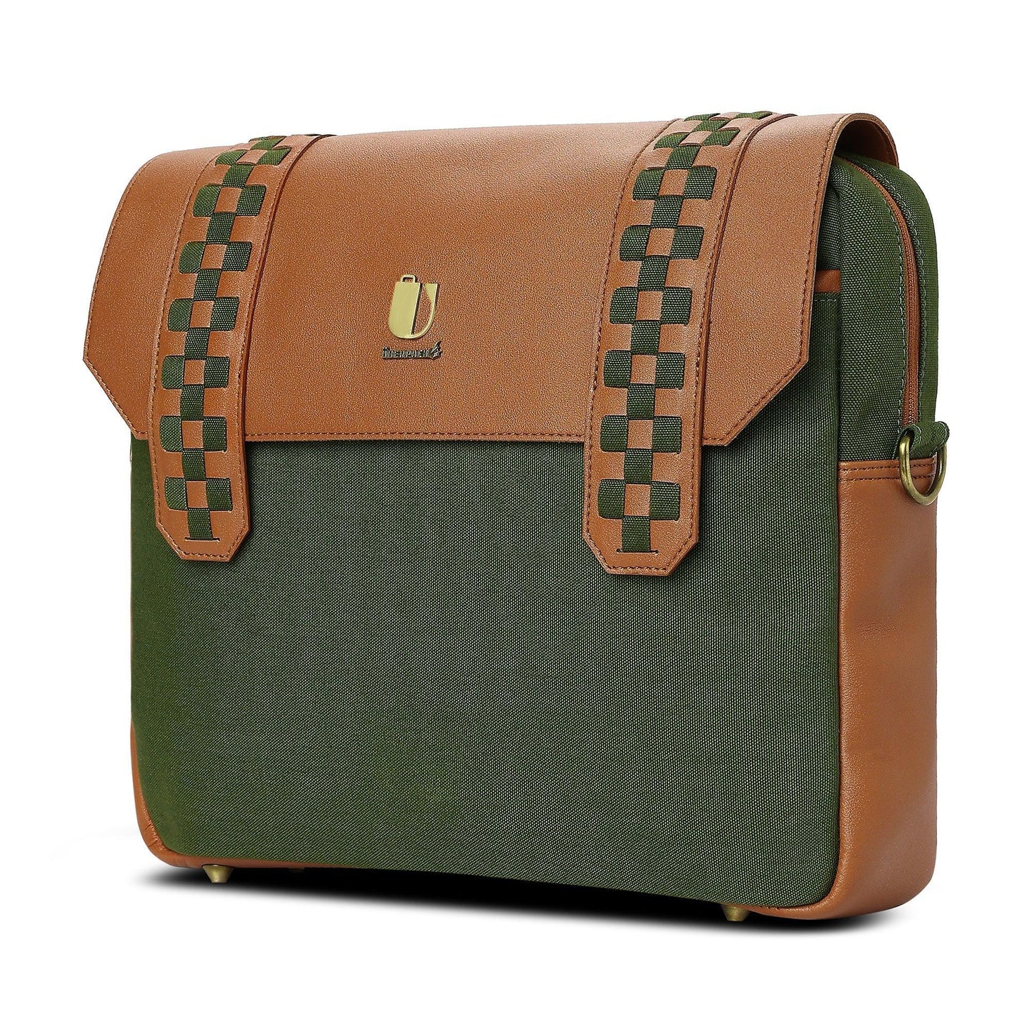 Soul Weave - Olive Green Meadow | Laptop Bag / Messenger Bag