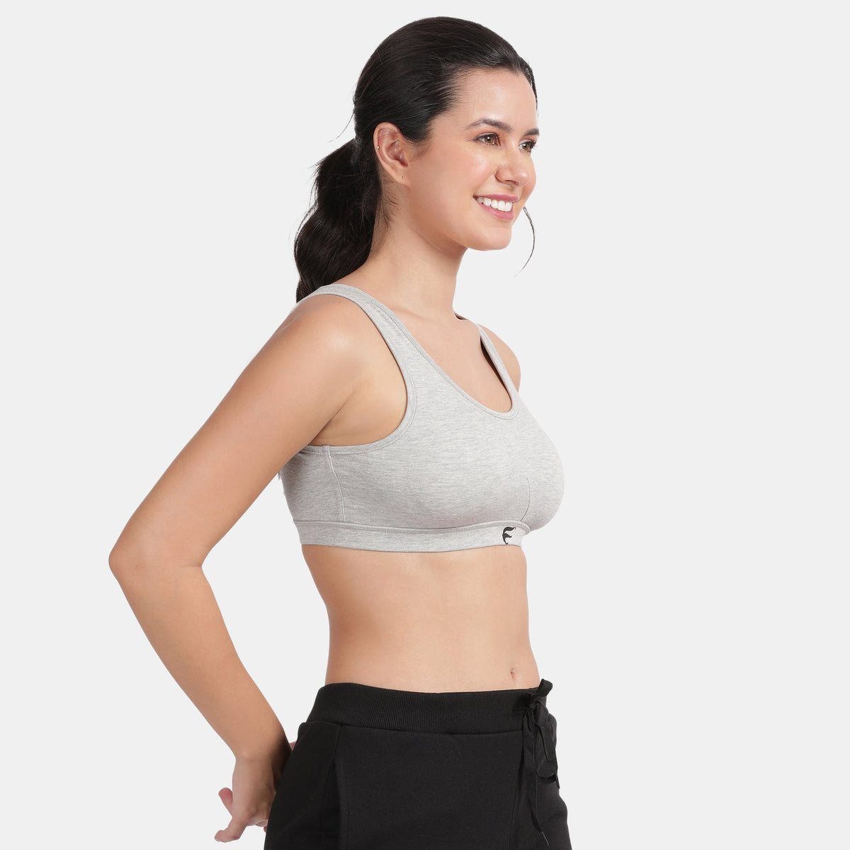 Envie Padded Non-Wired 3/4th Coverage Racerback Sports Bra
