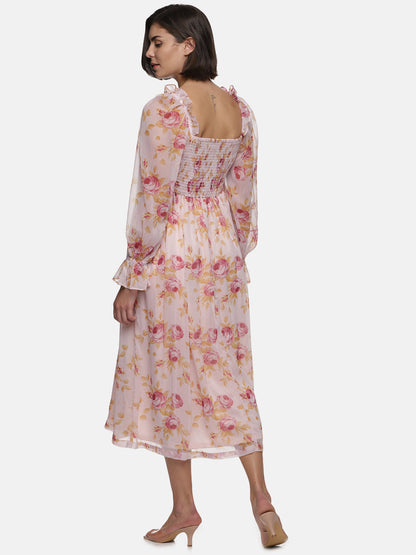 IS.U Floral mini skirt