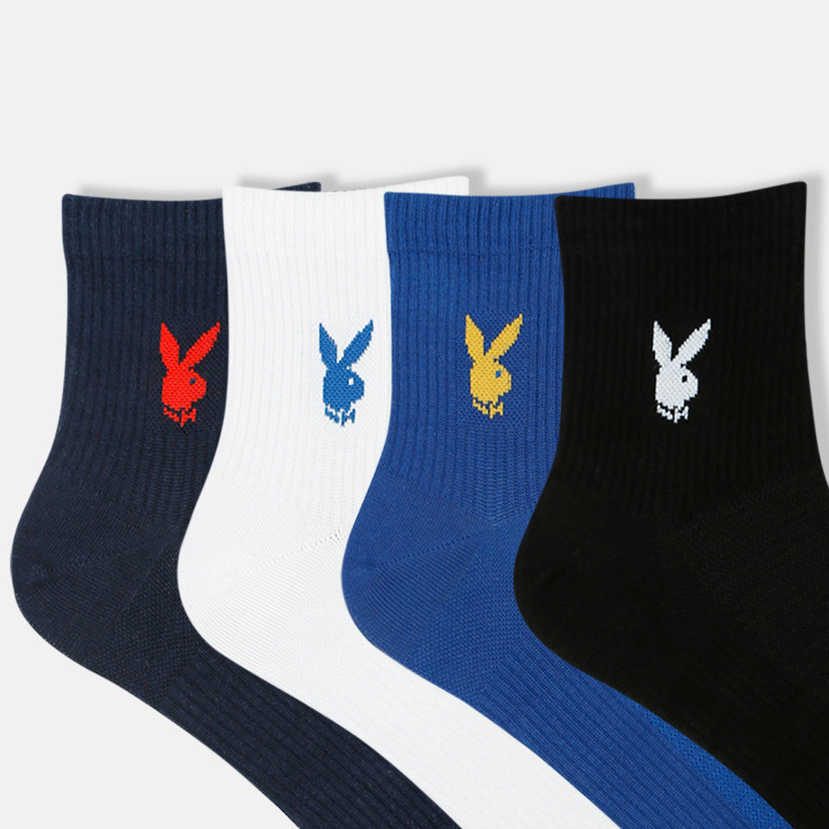 Men’s Playboy Themed High Ankle Socks SocksXpress
