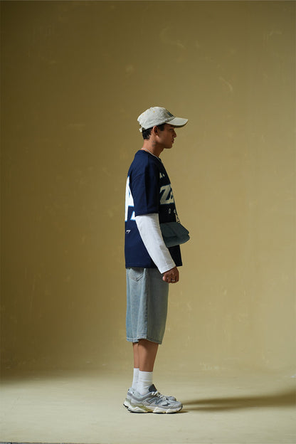 Zeus Heavyweight Full Sleeves Oversized Printed T-Shirt Main Character