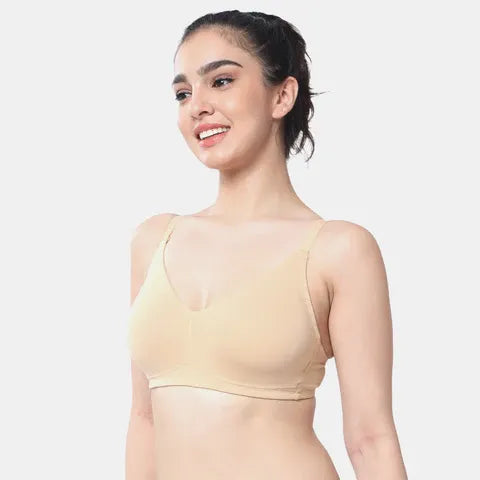 Seamless nude t shirt bra Envie full coverage non wired non padded lightweight invisible bra for women