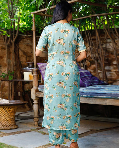 Flower Garden Kurta Set