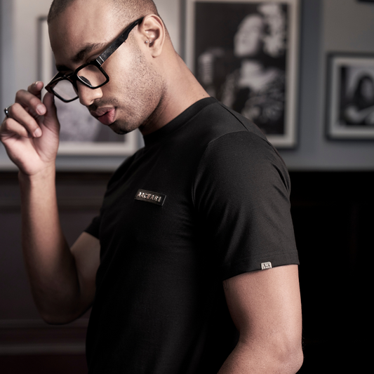 Signature Black T Shirt Aachari
