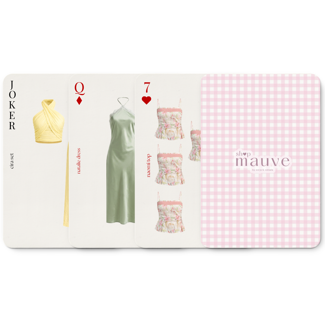 Shop Mauve Playing Card Set + Diary