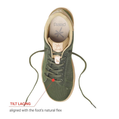Classic Olive Sneakers for Men Plaeto