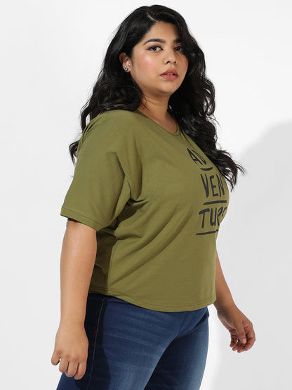 Printed Stylish Round Neck Top