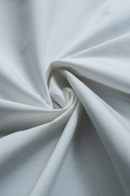 White Regular Fit Solid Formal Cotton Shirt for Men (LADAK)