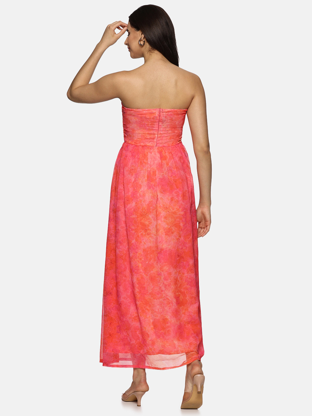 pink floral dress for women