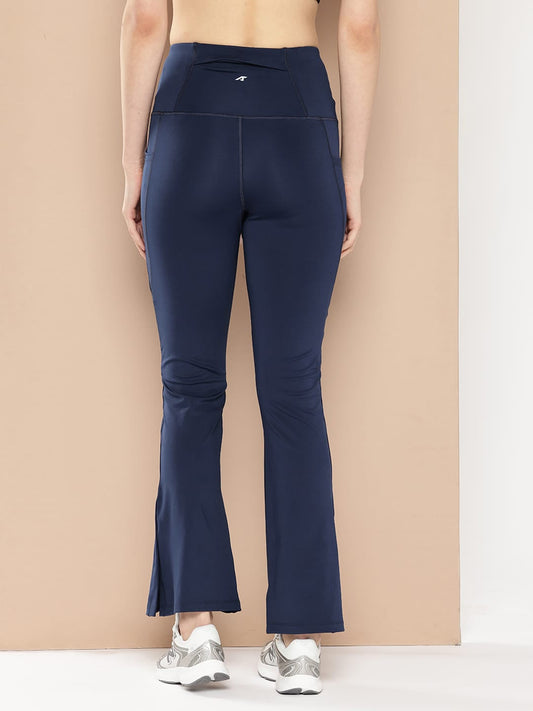 Slit Bootcut Navy Blue