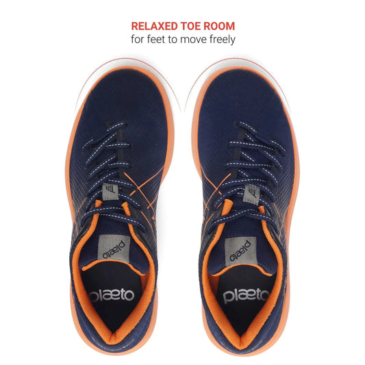 Men’s Block5 Navy Blue Sports Shoes Plaeto