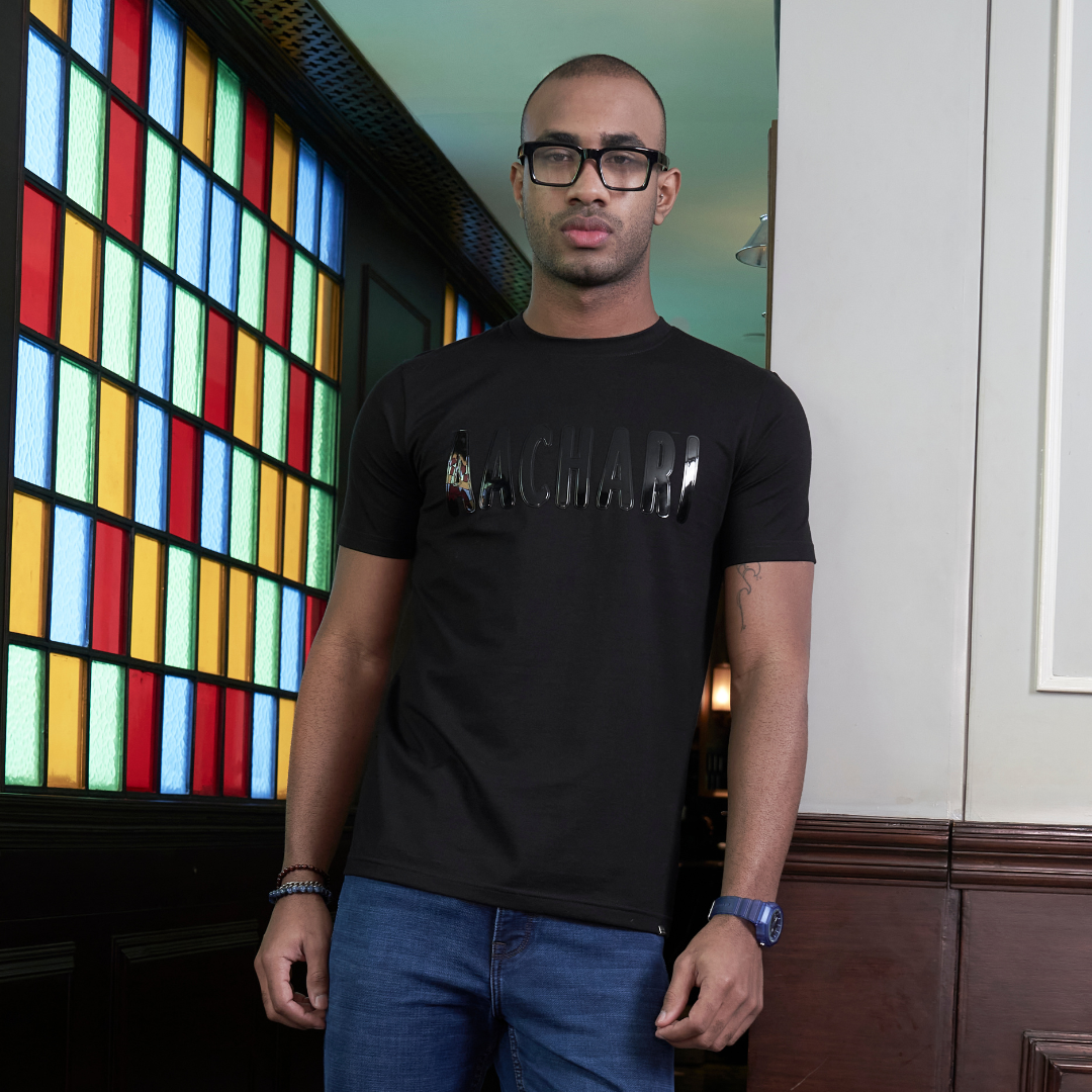 Exclusive Black T-shirt Aachari