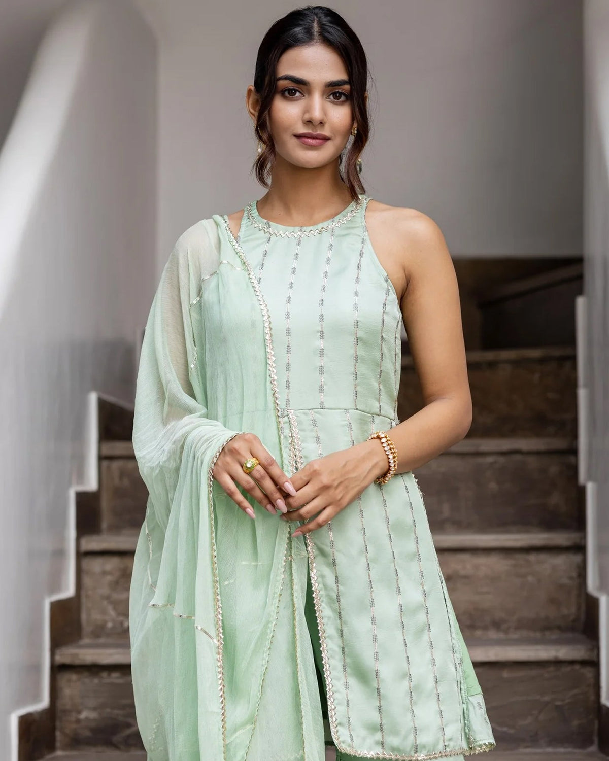 Noor Embroidered Sharara Set