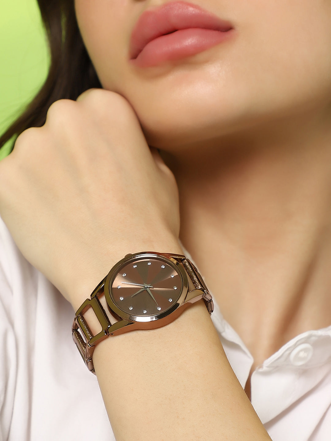 The Fetter Round Watch - Umber Brown