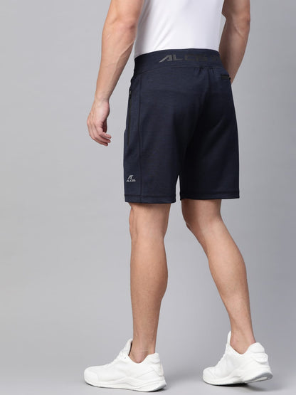 Alcis Mens Solid Navy Shorts