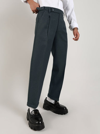 Tailored Linen-Blend Trousers