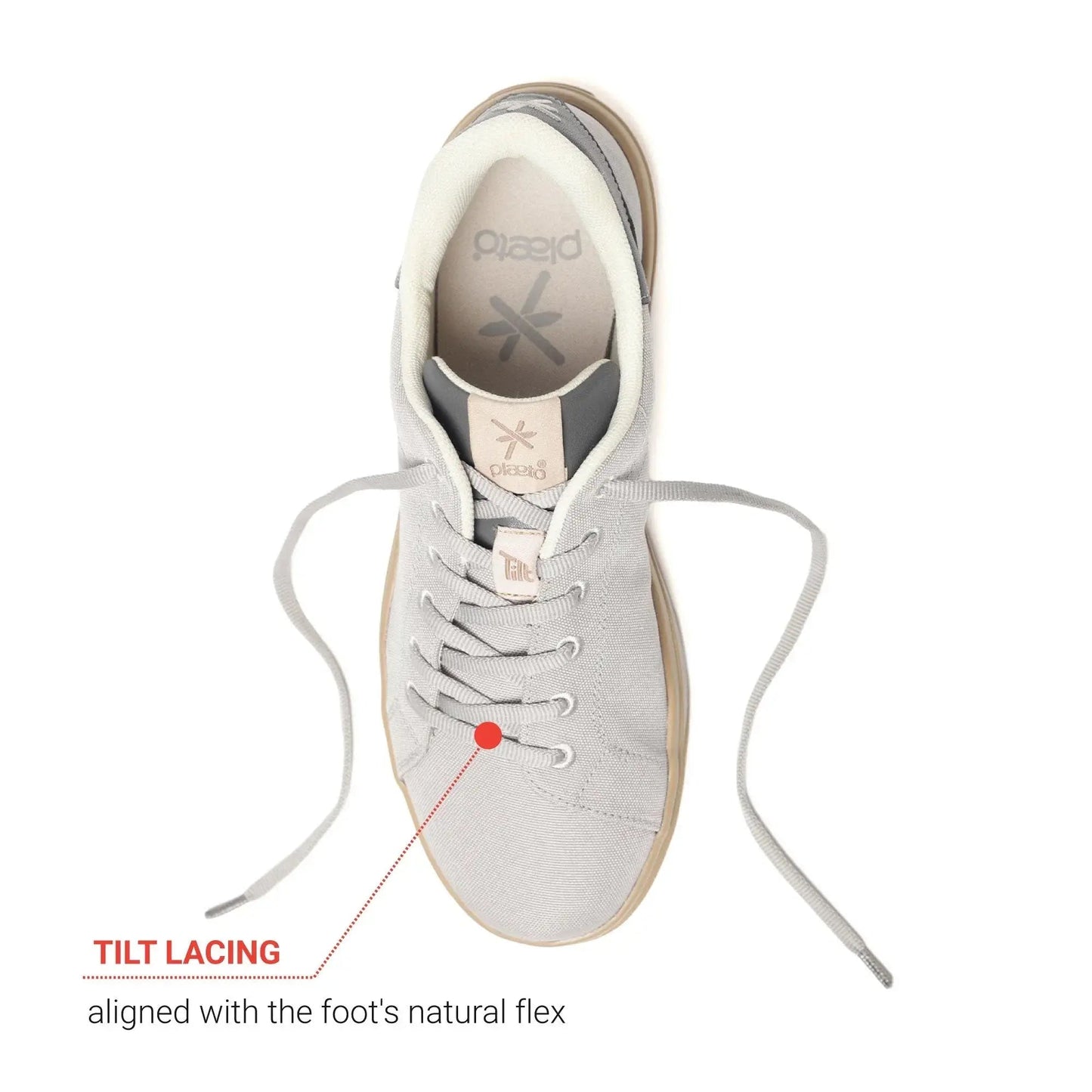 Classic Grey Sneakers for Men Plaeto