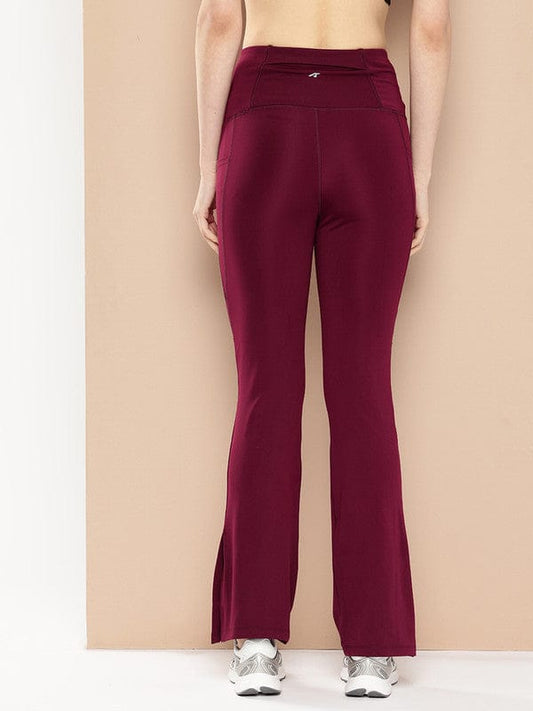 Slit Bootcut  Wine