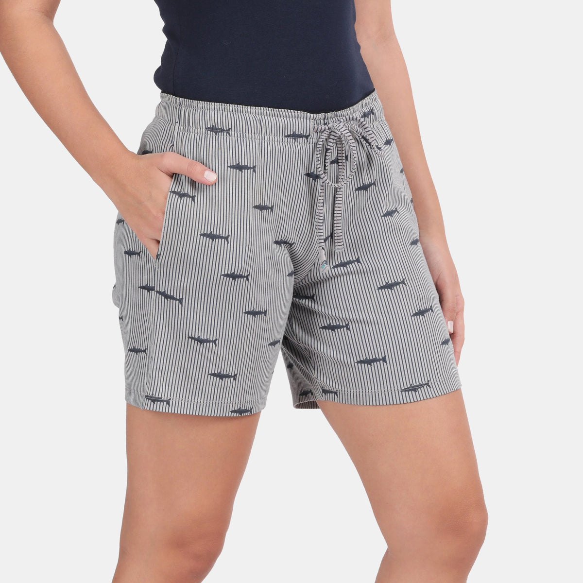 Envie Regular Fit Knitted Shorts - Assorted