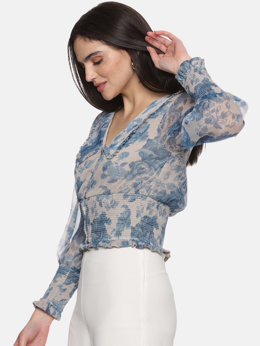 Buy Full Sleeve Crop Top For Women 