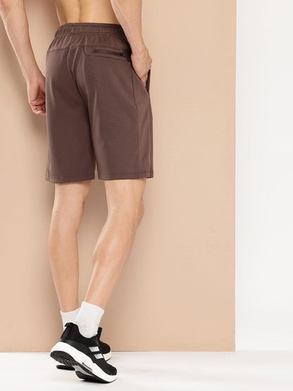 Alcis Men Brown Waffle Shorts